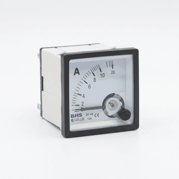 Amperímetro Analógico para Painel 48x48mm Escala 10A SF-48 - BHS