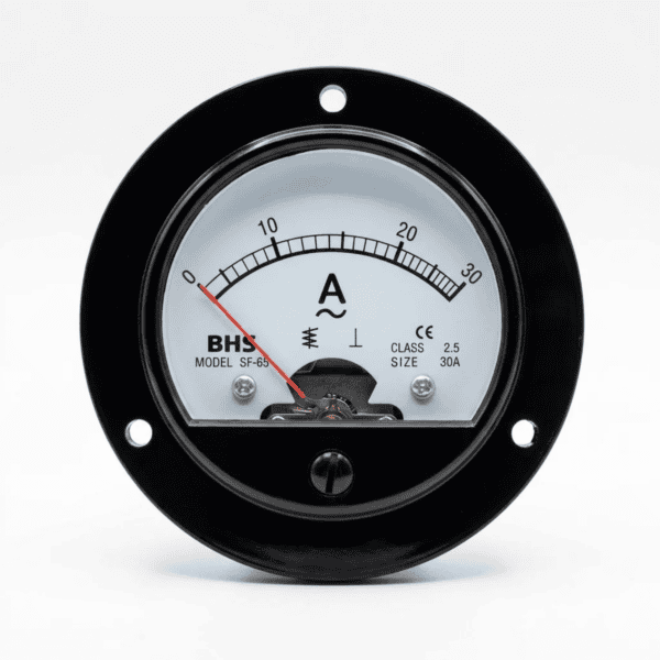 Amperímetro Analógico SF-65 para Painel Redondo 30A – BHS
