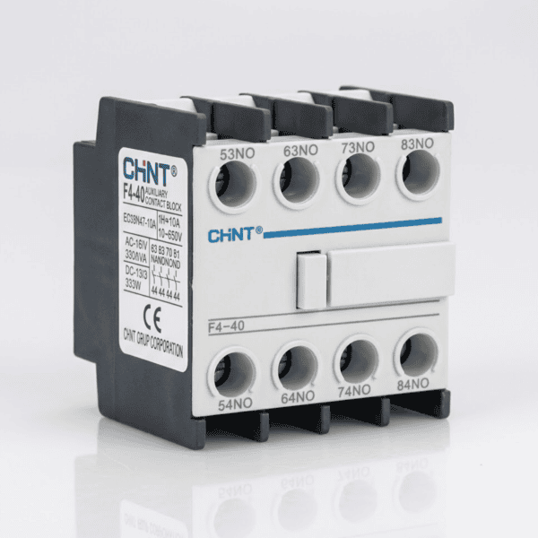 Bloco Auxiliar Contator Frontal 4 NA F4-40 – Chint