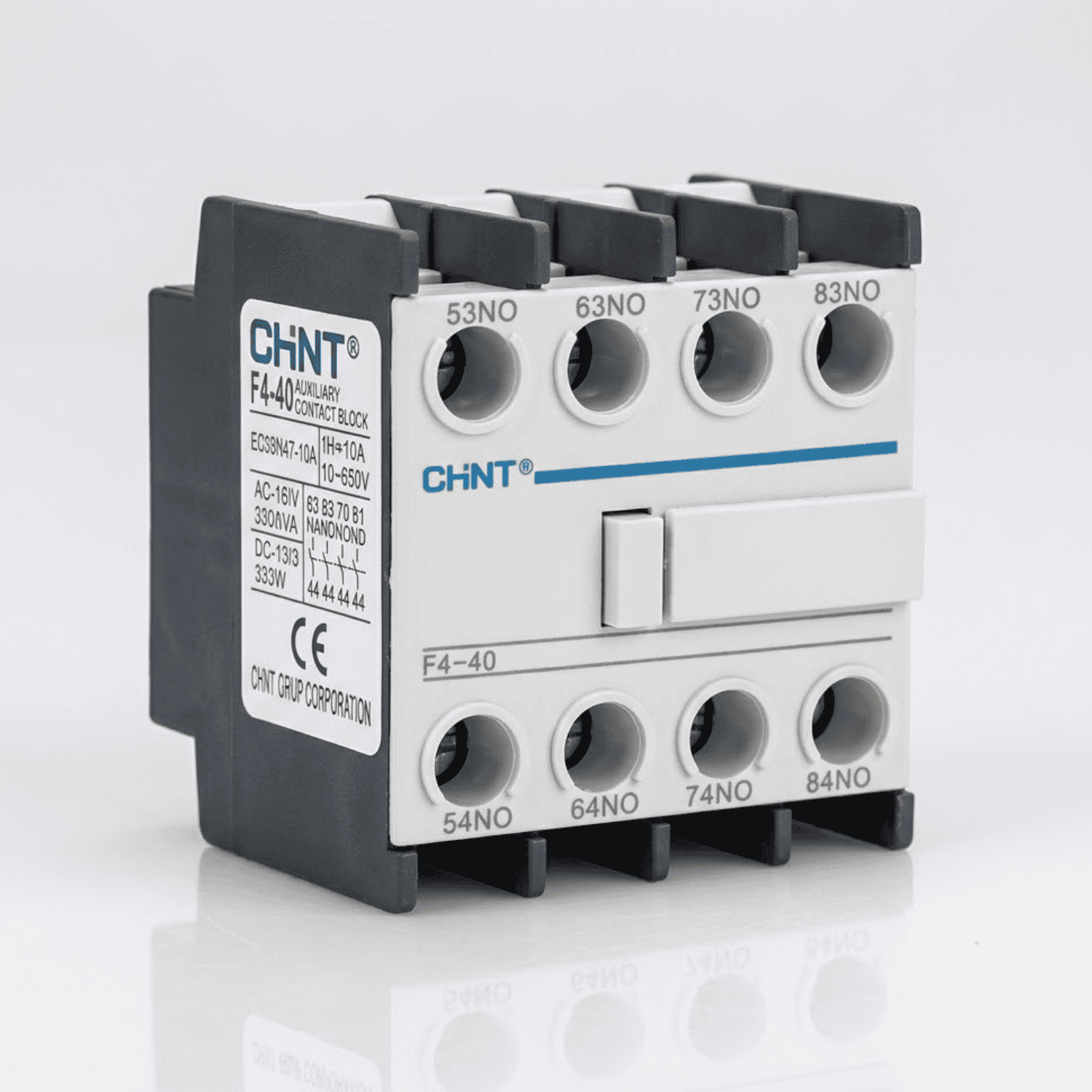 Bloco de Contato Auxiliar Frontal F4-40 4 na chint