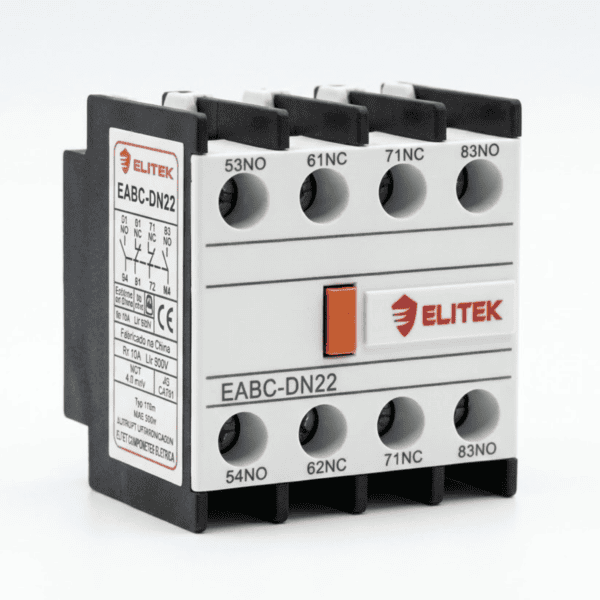 Bloco de Contato Auxiliar para Contator 2 NA + 2 NF EABC-DN22 – Elitek