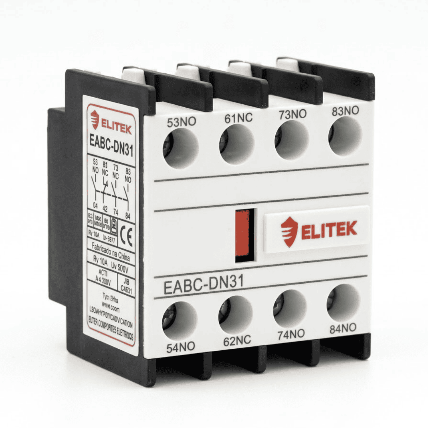 Bloco de Contato Auxiliar Frontal eabc-dn31 elitek