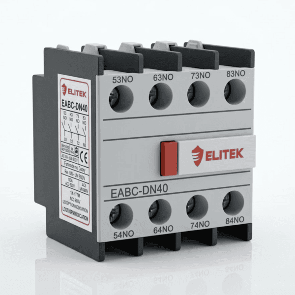 Bloco de Contato Auxiliar para Contator 4 NA EABC-DN40 – Elitek