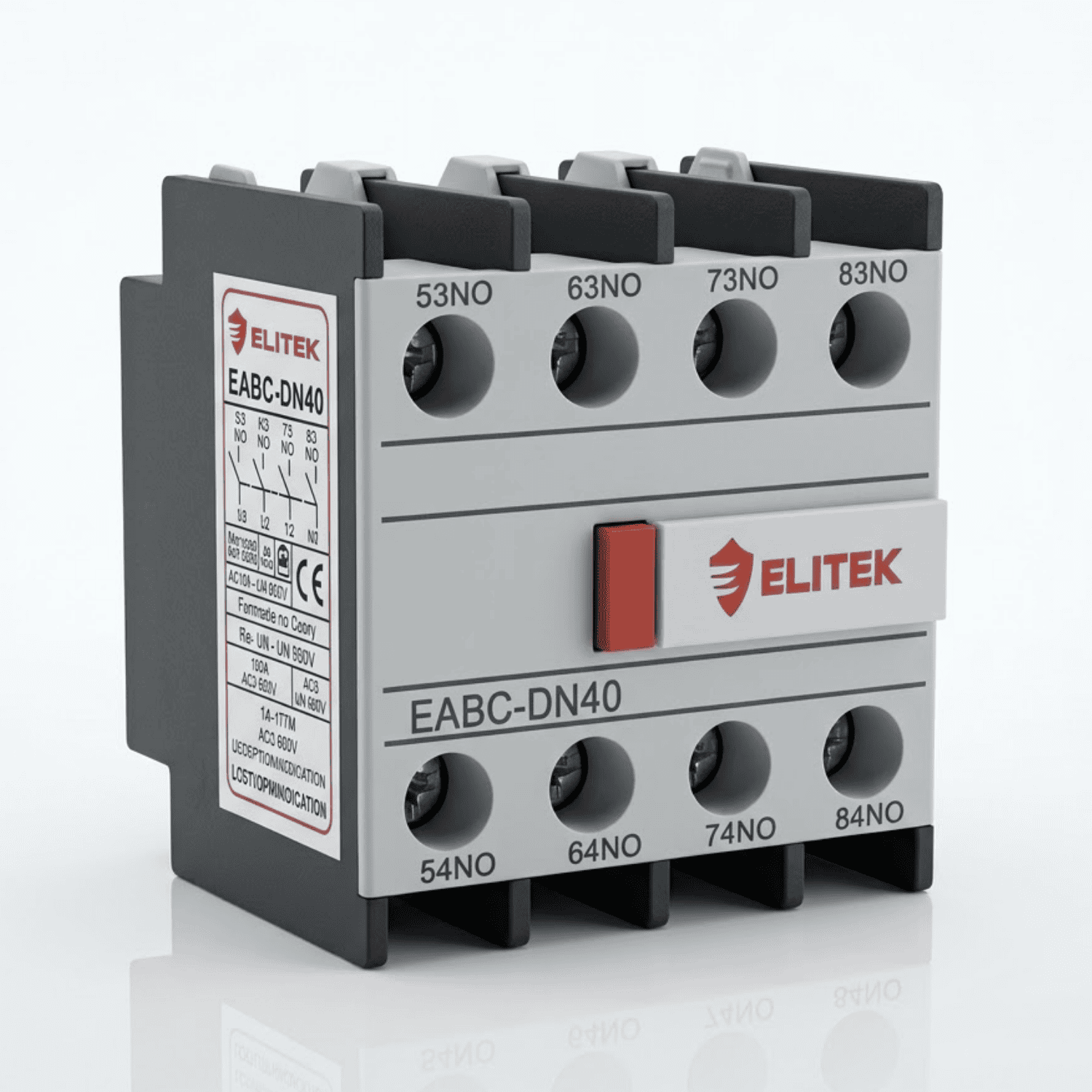 Bloco de Contato Auxiliar Frontal eabc-dn40 elitek