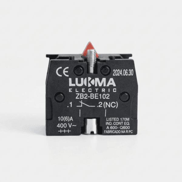 Bloco de Contato 1NF ZB2-BE102 para Comandos – Lukma