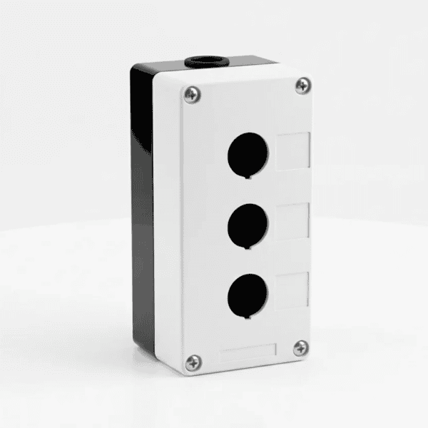 Caixa Plástica Vazia para 3 Botões 22mm LK-B03 – Lukma