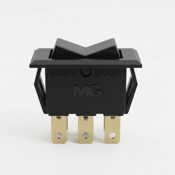 Chave Interruptor de Tecla Liga/Desliga/Liga 6A 120V Bipolar 15203 - MarGirius