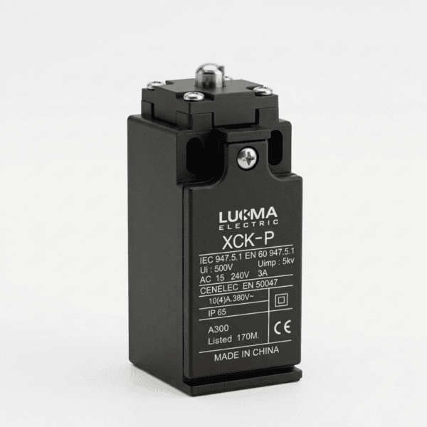 Chave Fim de Curso Mecânico Pistão Reto 1NA+1NF Plástico XCK-P 110 – Lukma