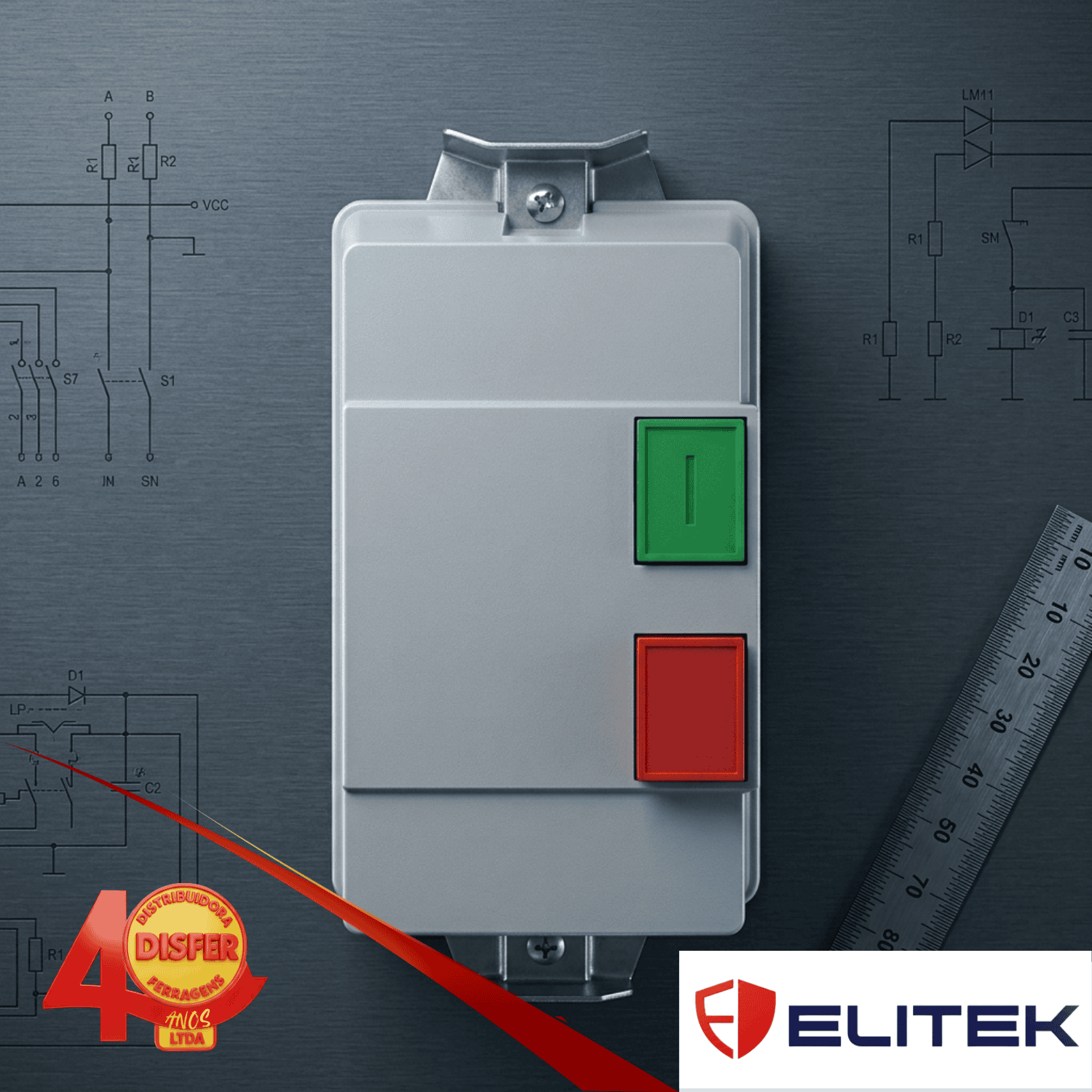 Chave Magnetica Elitek-