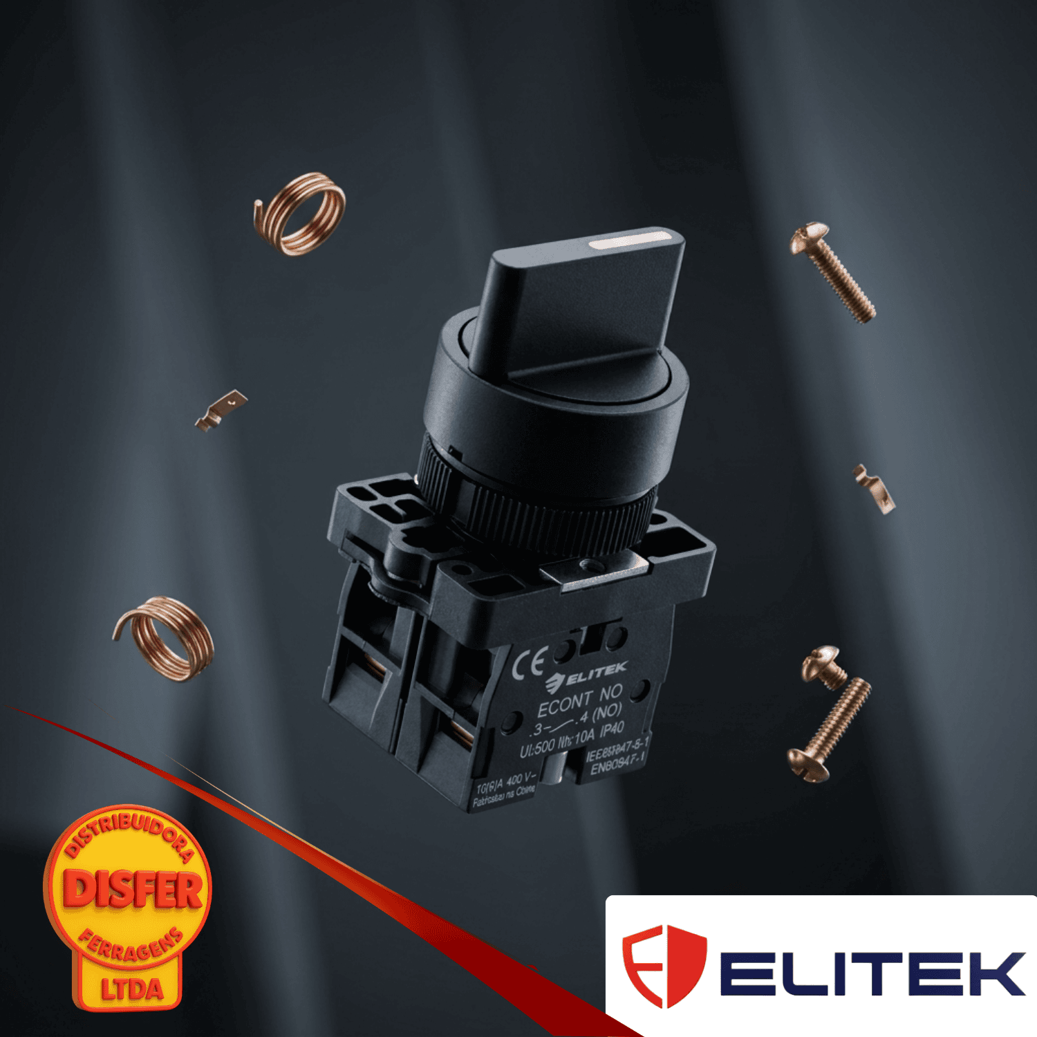 Chave Seletora Elitek ecsel 3p-