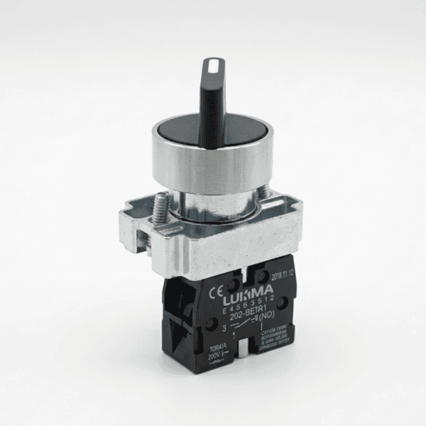 Chave Seletora 2 Posições com Retorno 1NA Metal LK2-BD 41 – Lukma