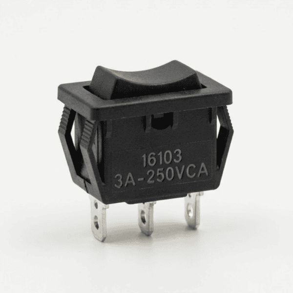 Chave Interruptor de Tecla 3 Posições 3A/250V 6A/120V 16103 - MarGirius
