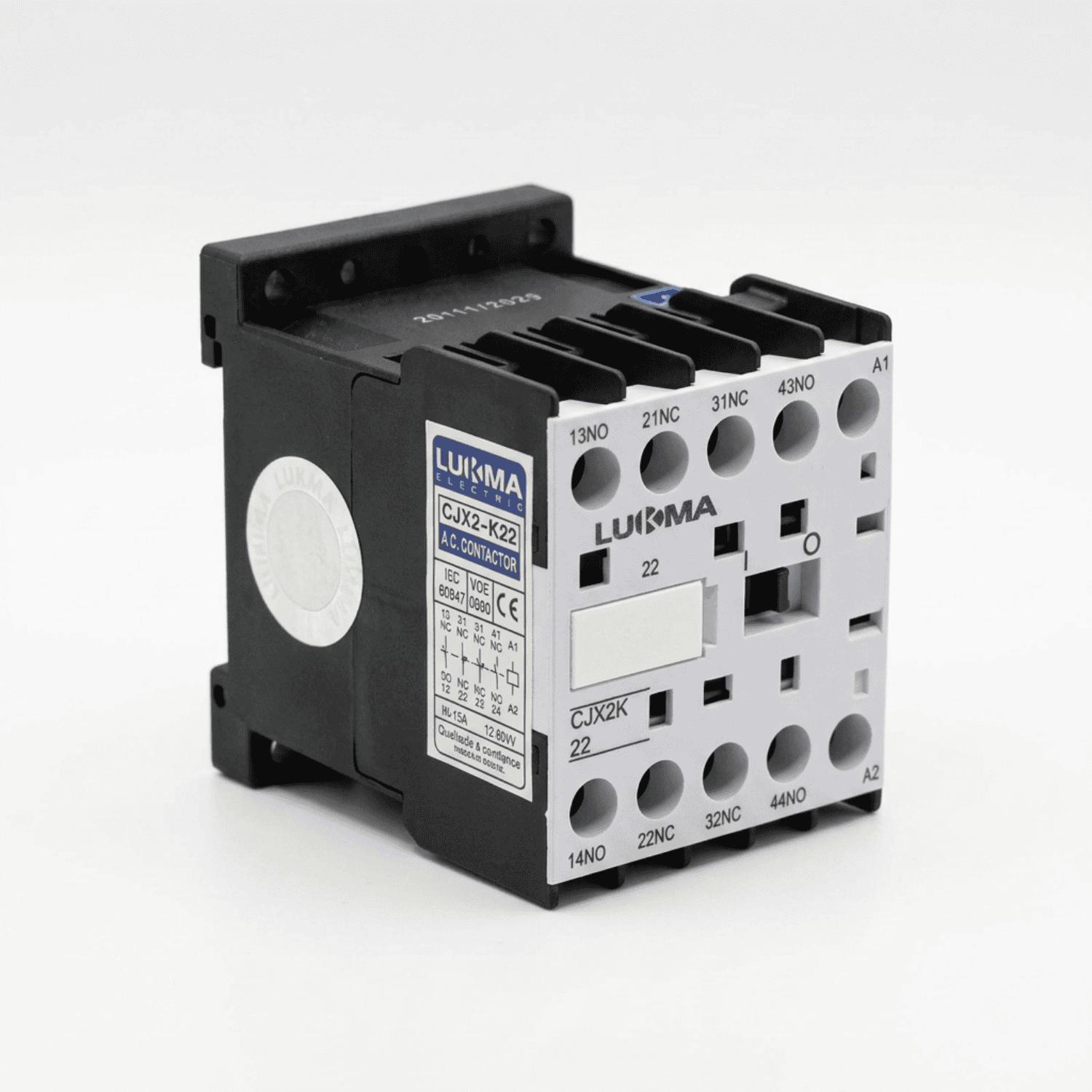 Contator Auxiliar CJX2-K22 Lukma