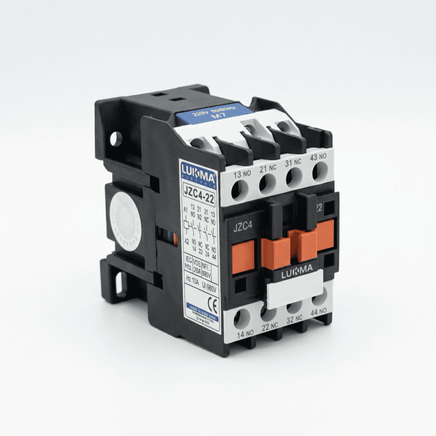 Contator Auxiliar JZC4-22 220V 2na 2nf lukma