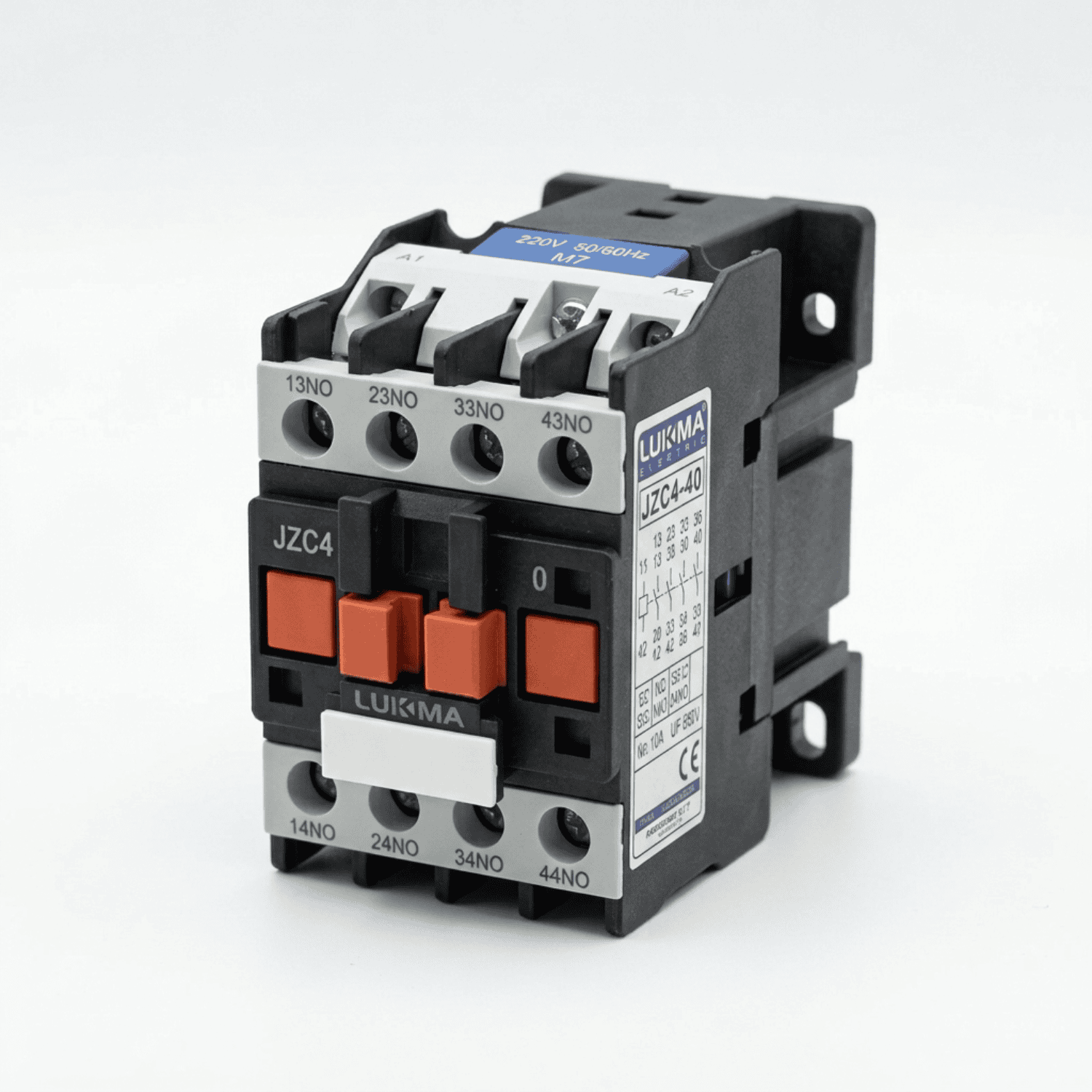 Contator Auxiliar JZC4-40 220V 4na lukma