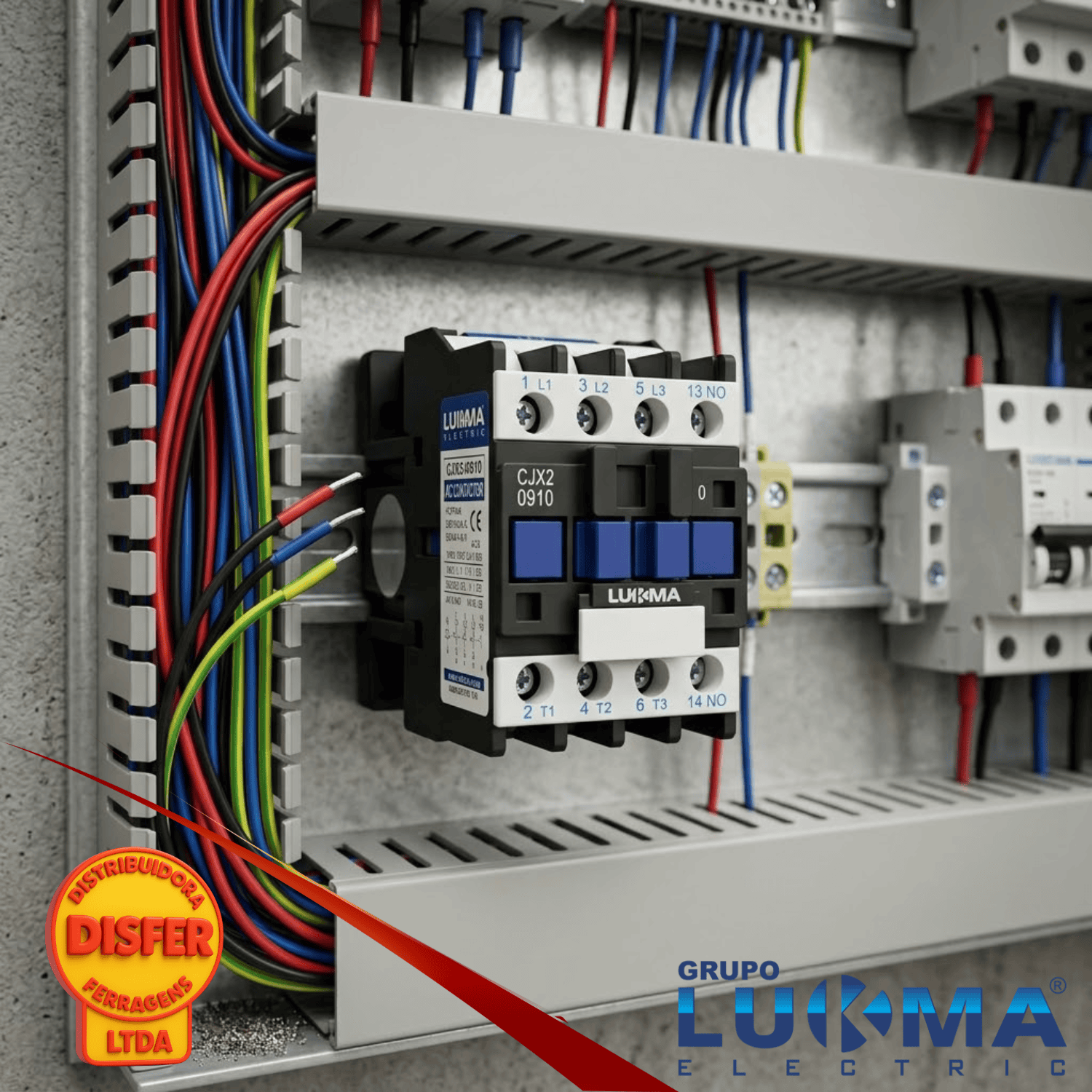 Contator cjx2 0910 lukma--