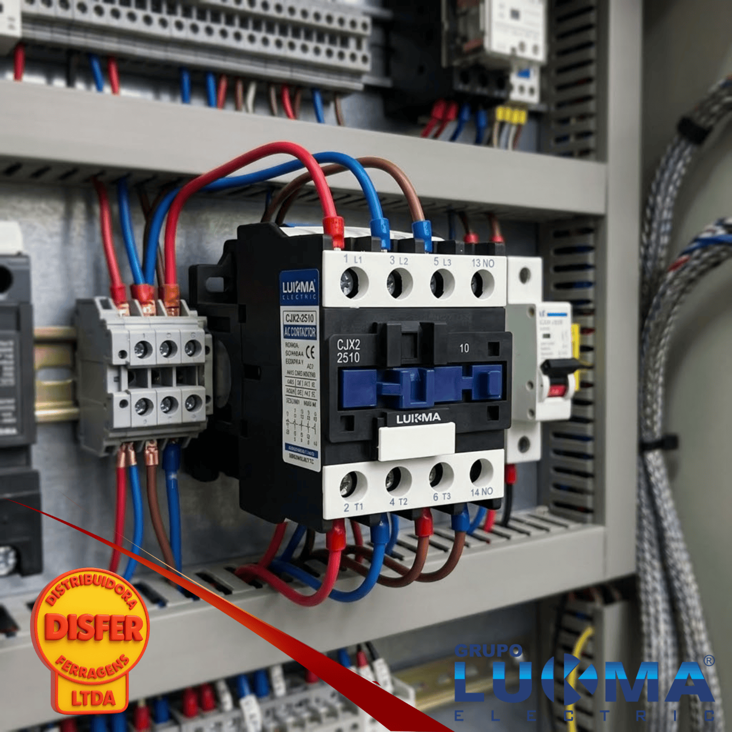 Contator cjx2 2510 220v lukma--