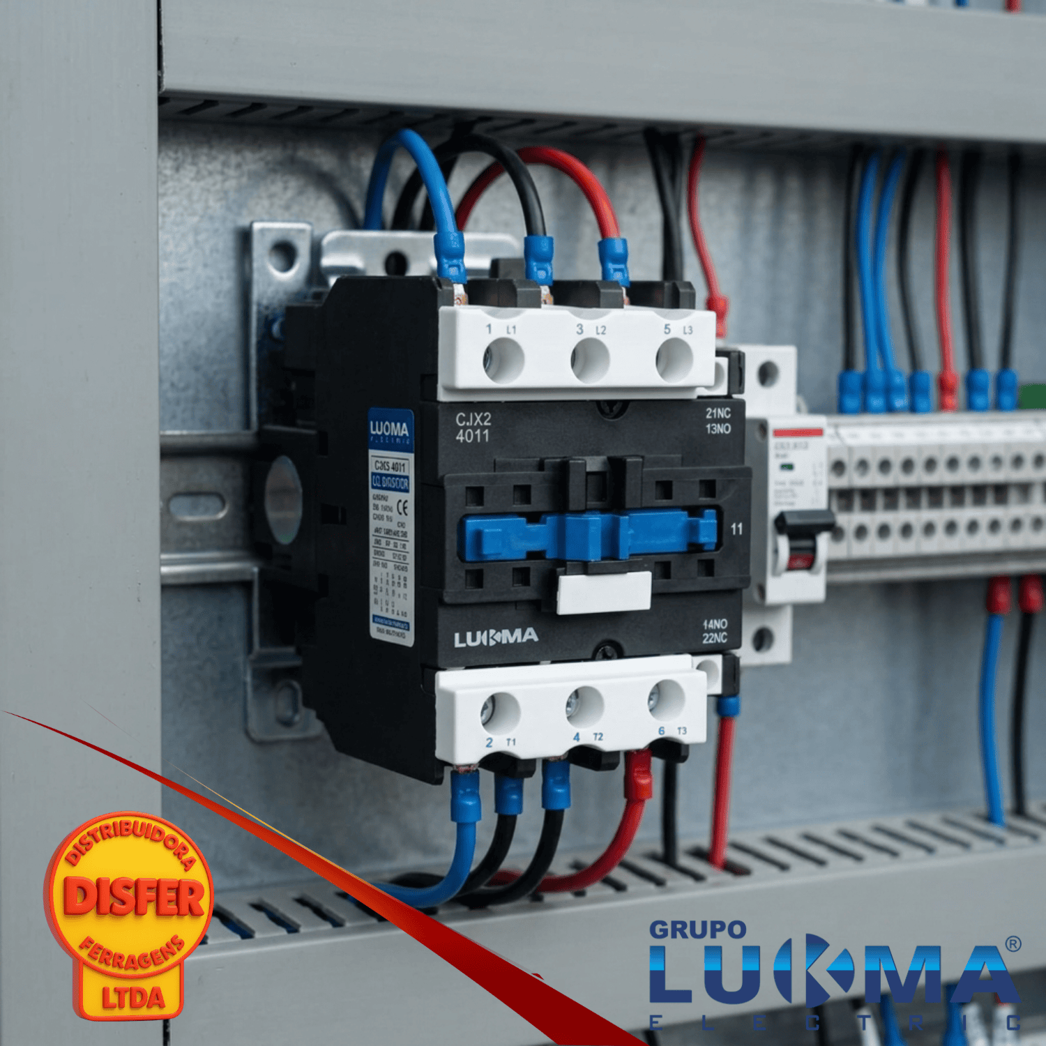 Contator cjx2 4011 220v lukma--
