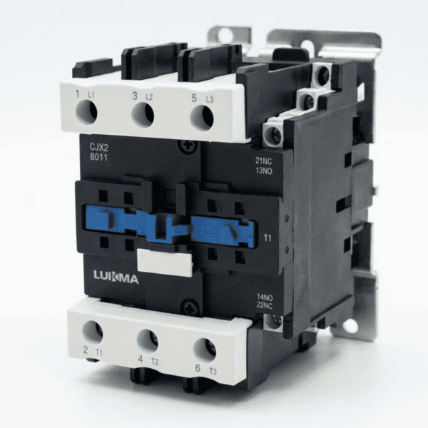 Contator 80A 220V 3P+1 NA+1 NF CJX2-8011 - Lukma