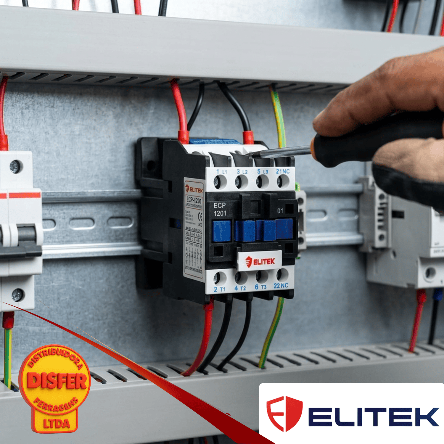 Contator ecp 1201 220v elitek--