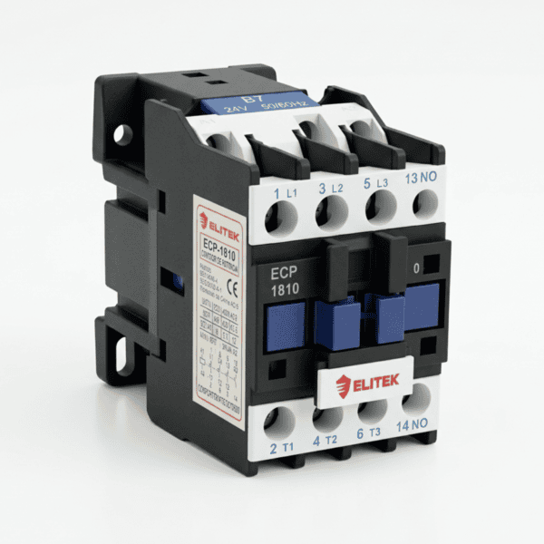 Contator 18A 24Vca 3P+1 NA ECP-1810 - Elitek