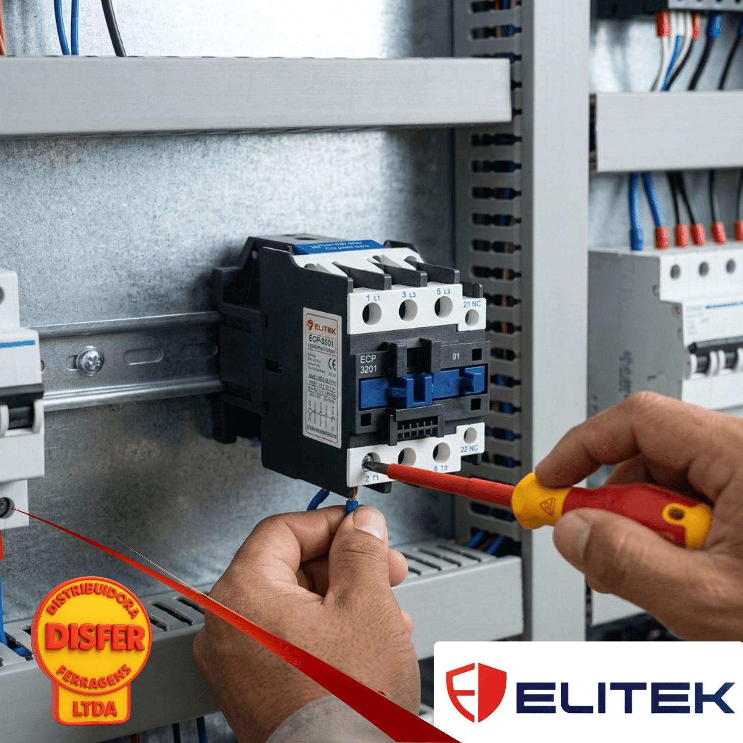 Contator ecp 3201 220v elitek--