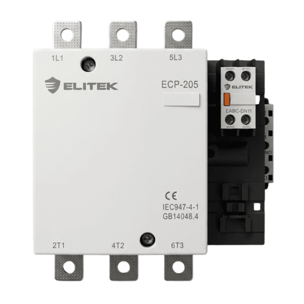 Contator de Potência ECP-205 NC1 3 Polos + 1NA + 1NF 220V 205A – Elitek