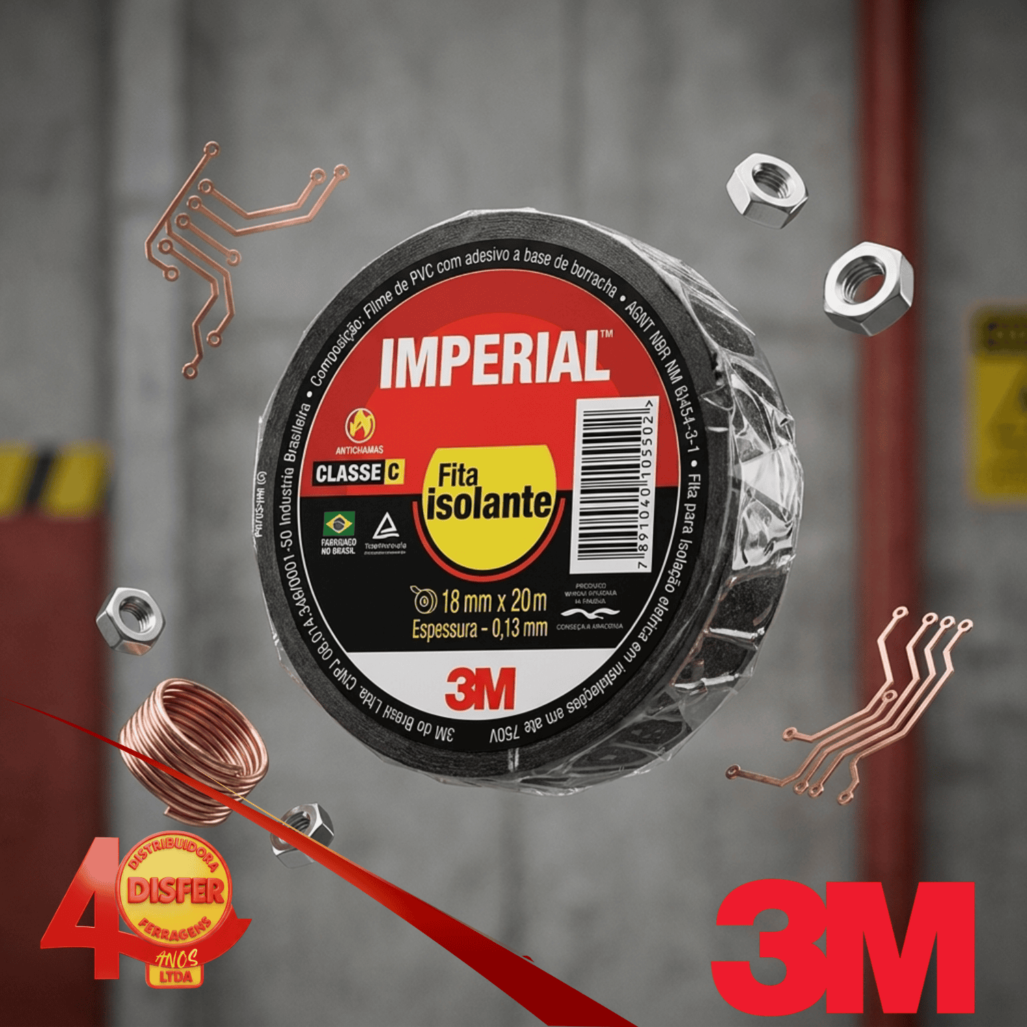 Fita Isolante Imperial 3m-