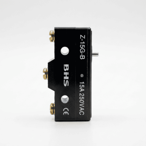 Microrruptor Pistão Reto Baixo 15A 250V Z-15G-B – BHS
