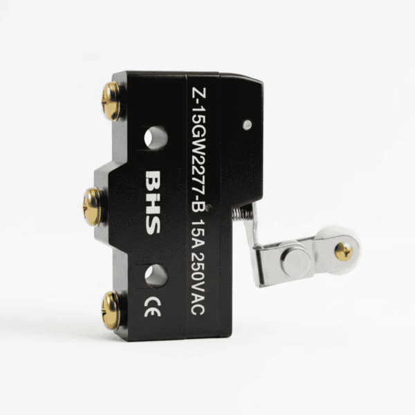 Microrruptor Alavanca Curta com Roldana Unidirecional 15A 250V Z-15GW2277-B – BHS