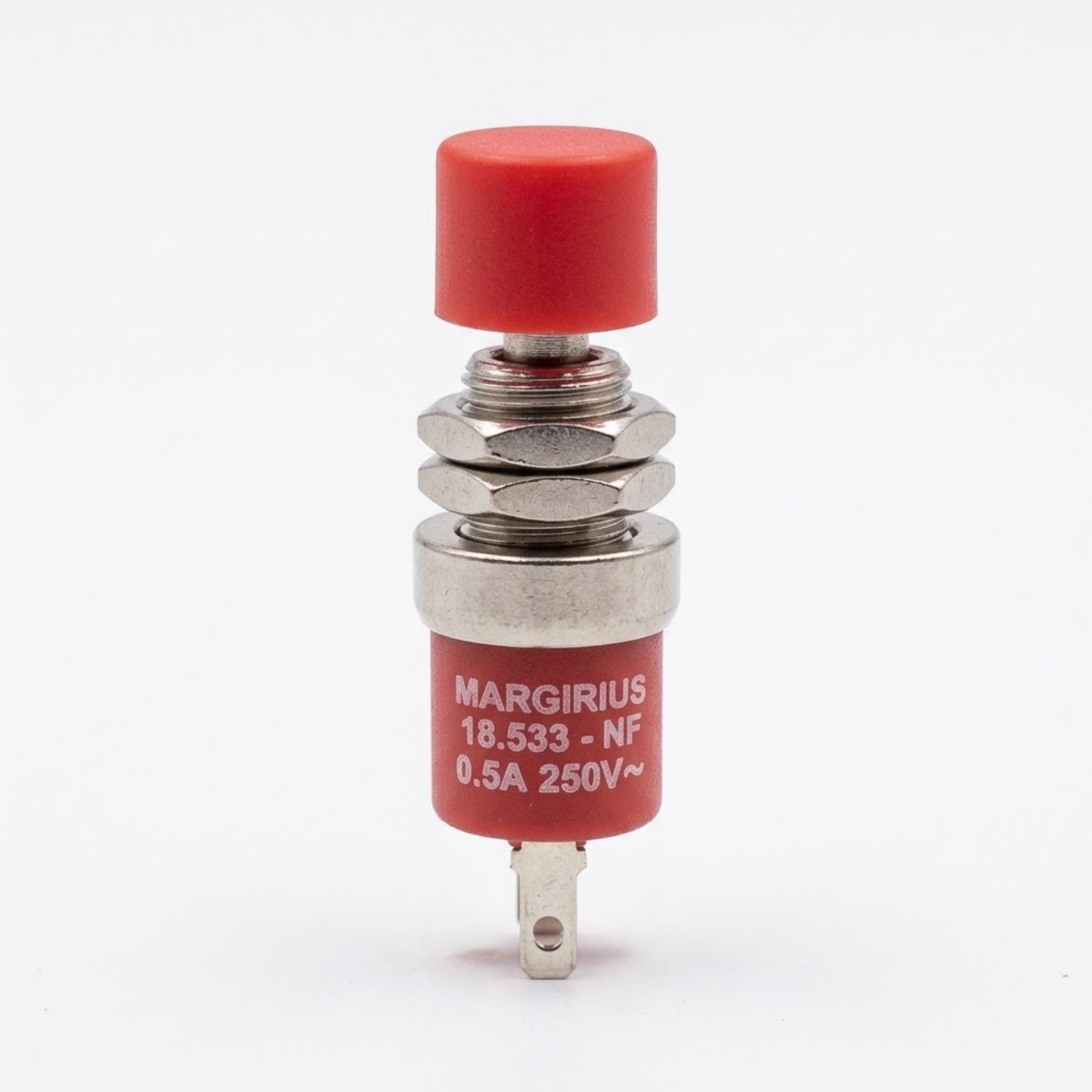 Push botton vermelho nf margirius