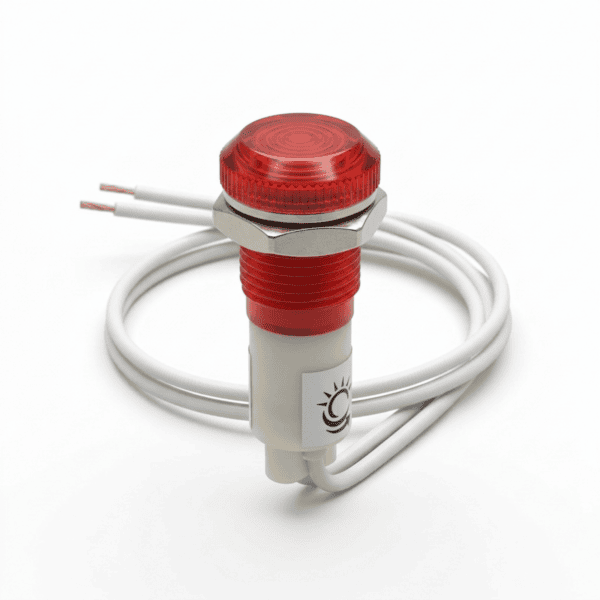 Sinaleiro Olho de Boi Vermelho 10mm 127V - Lukma