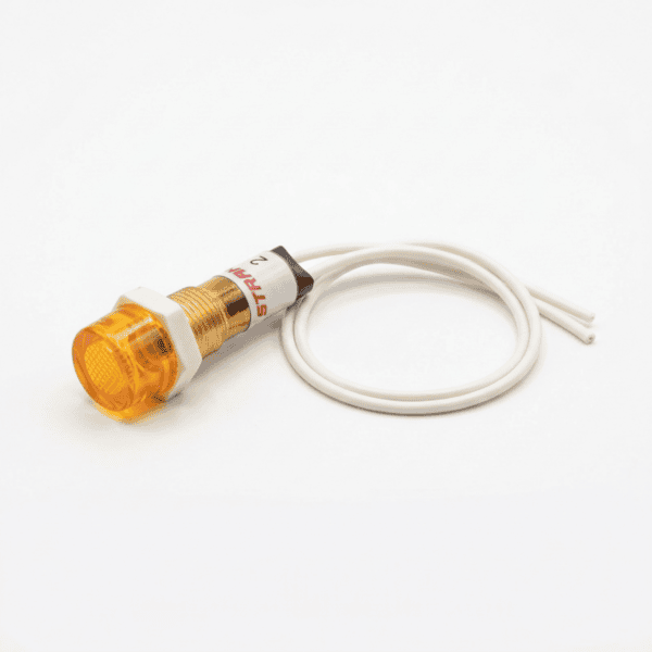 Sinaleiro Olho de Boi Amarelo 10mm 220V - Strahl