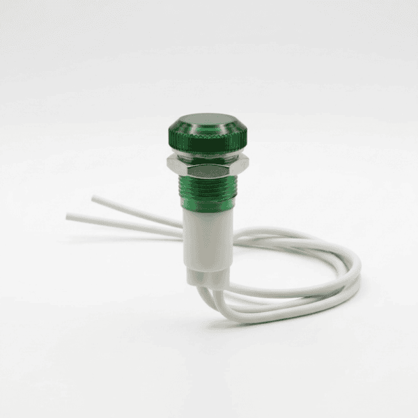 Sinaleiro Olho de Boi Verde 10mm 220V - Lukma