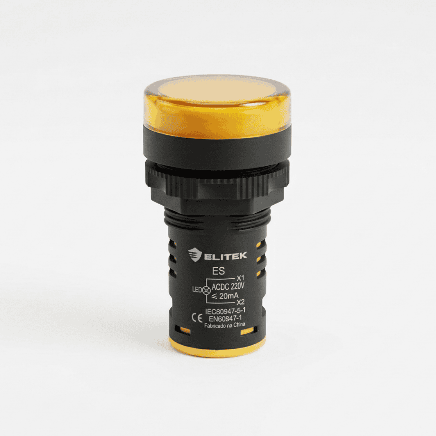 Sinaleiro 220V amarelo elitek