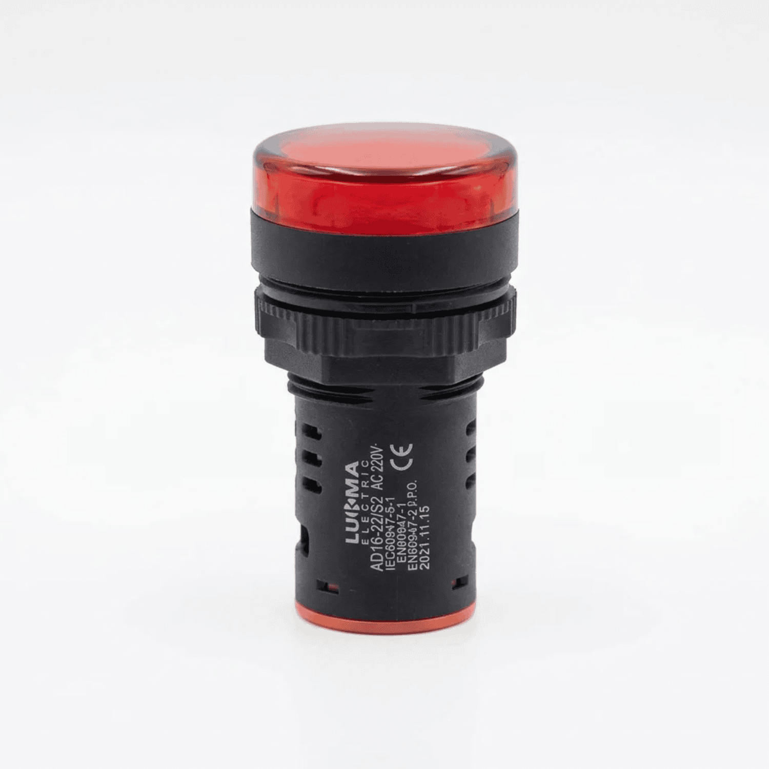 Sinaleiro 220V vermelho lukma