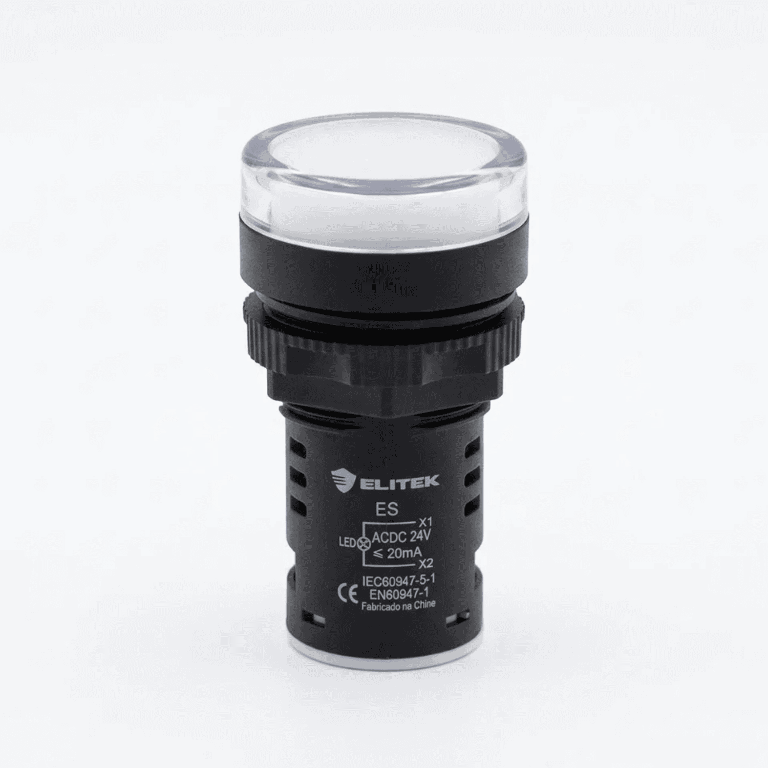 Sinaleiro 24V branco elitek