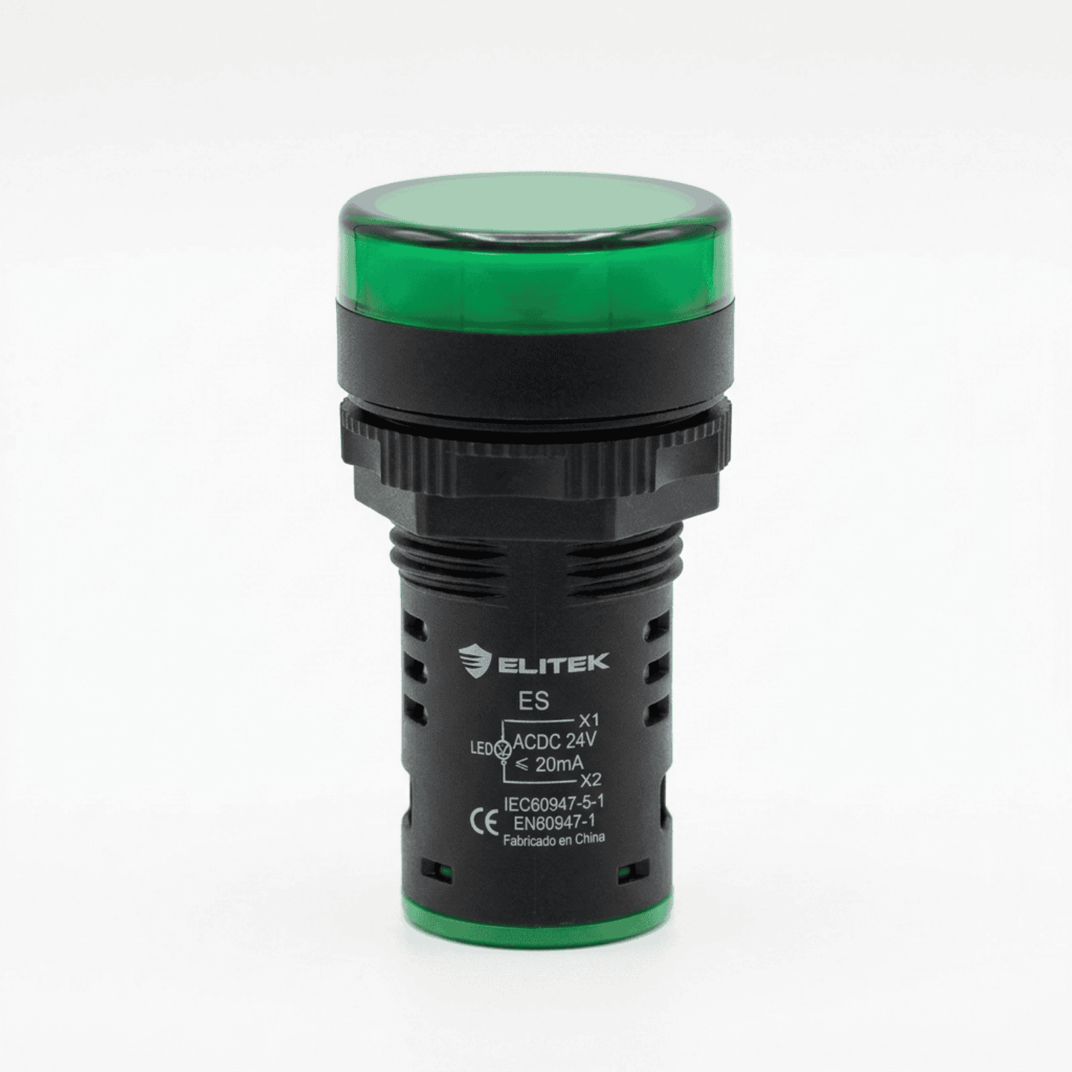 Sinaleiro 24V verde elitek