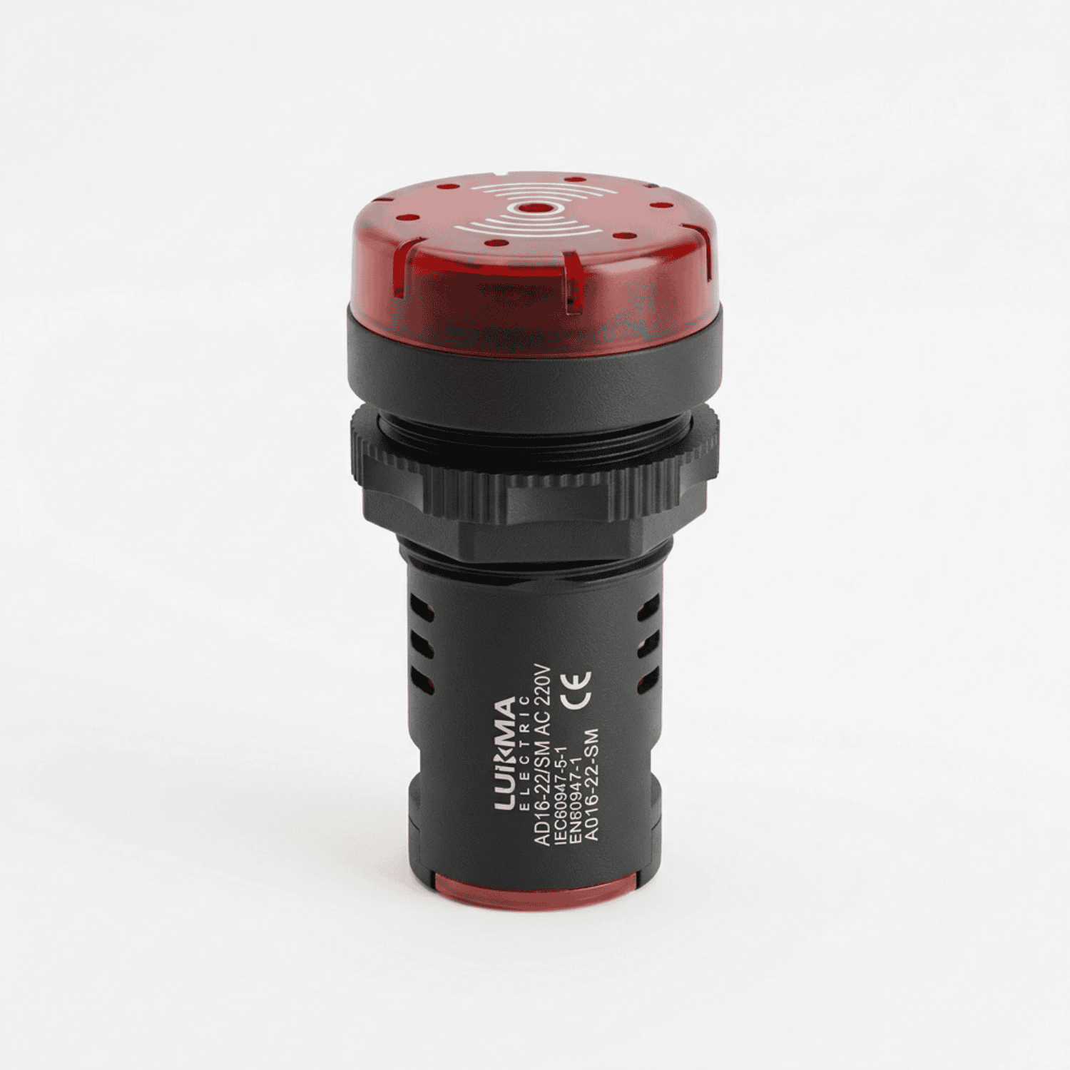 Sinaleiro Sonoro 220V vermelho lukma