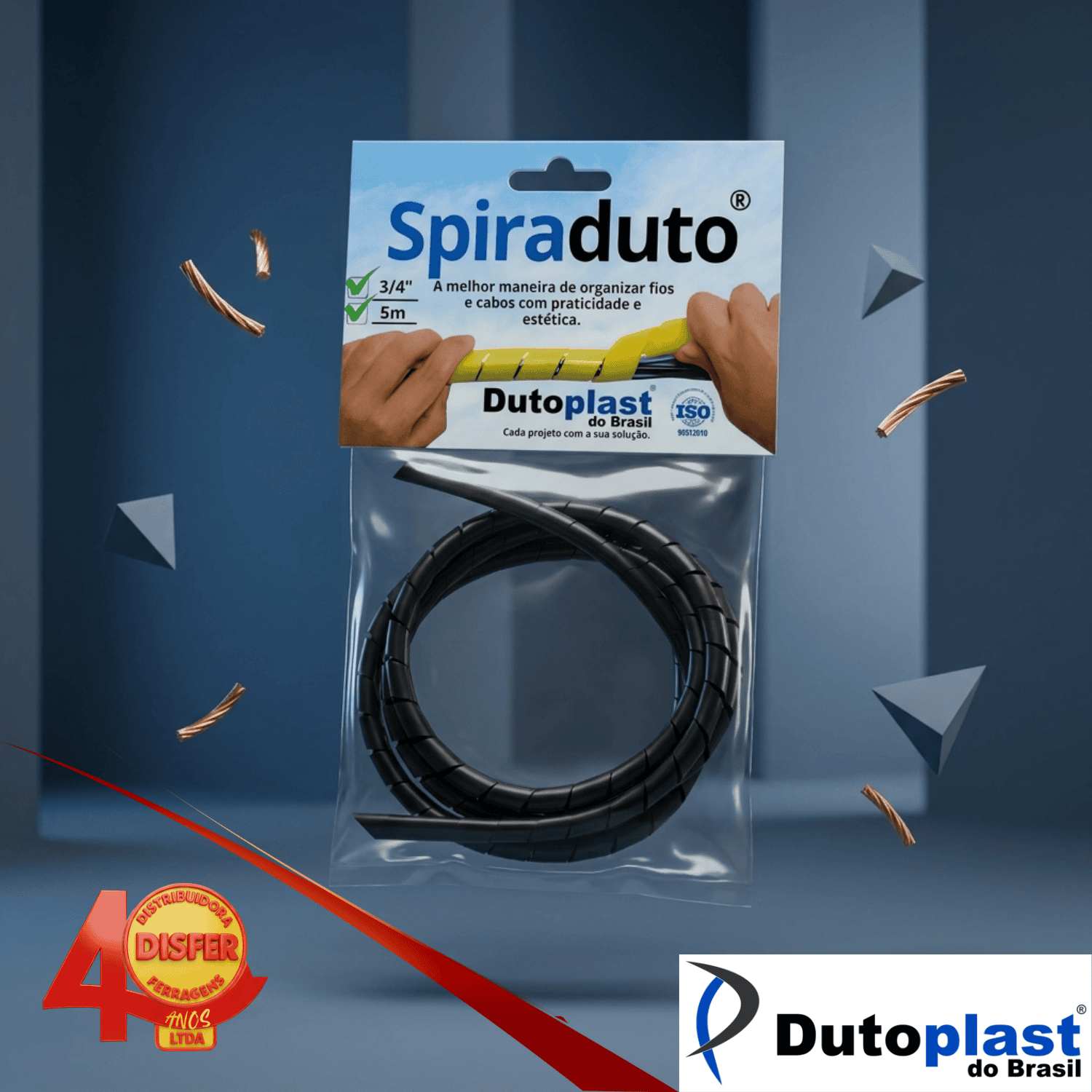 Spiraduto 5m 34 preto