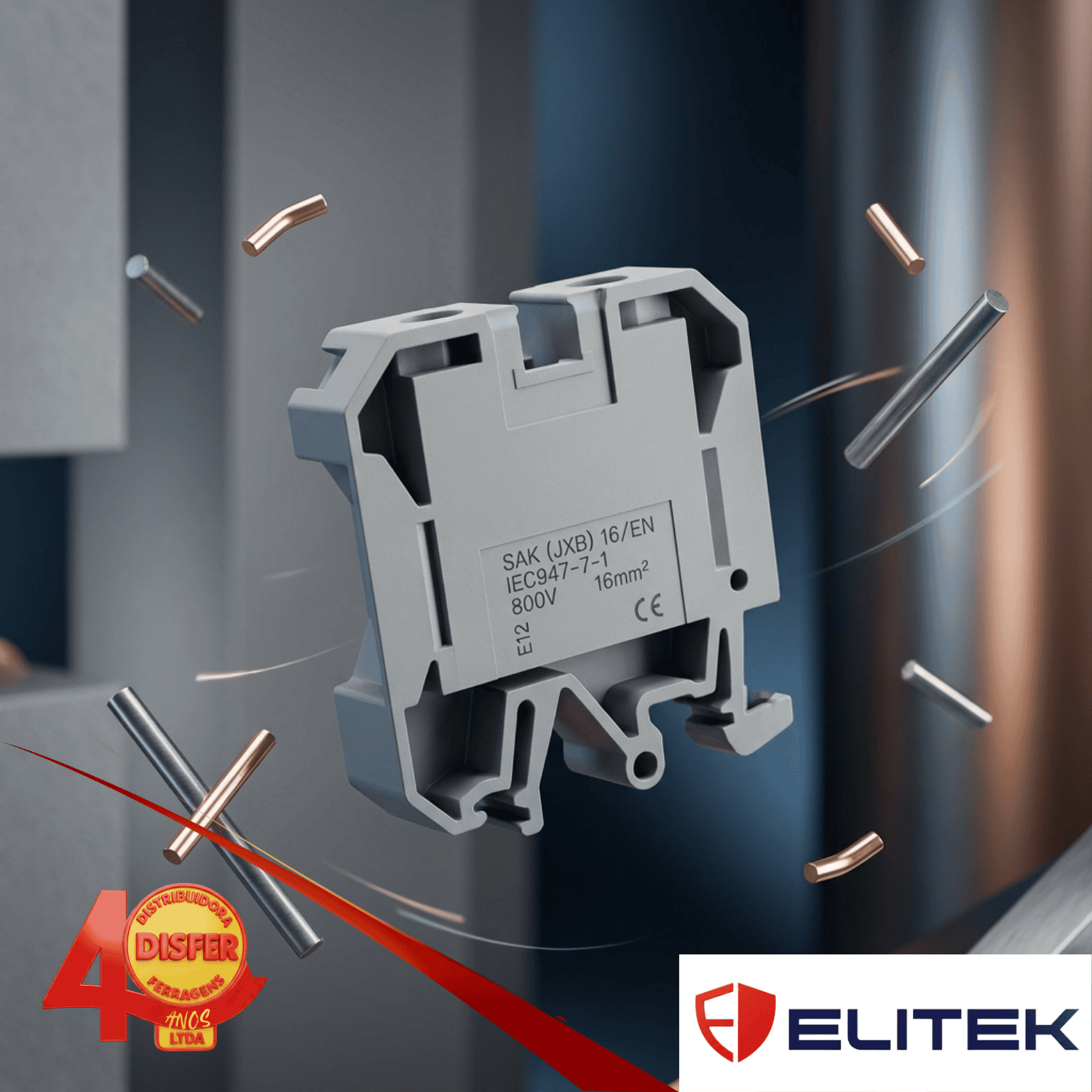 borne 16mm elitek-