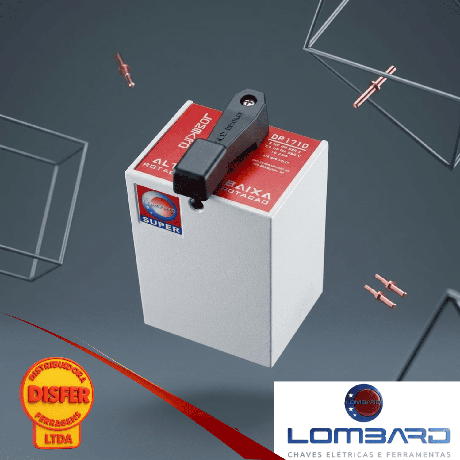 chave lombard dupla polaridade modelo dp 1710-