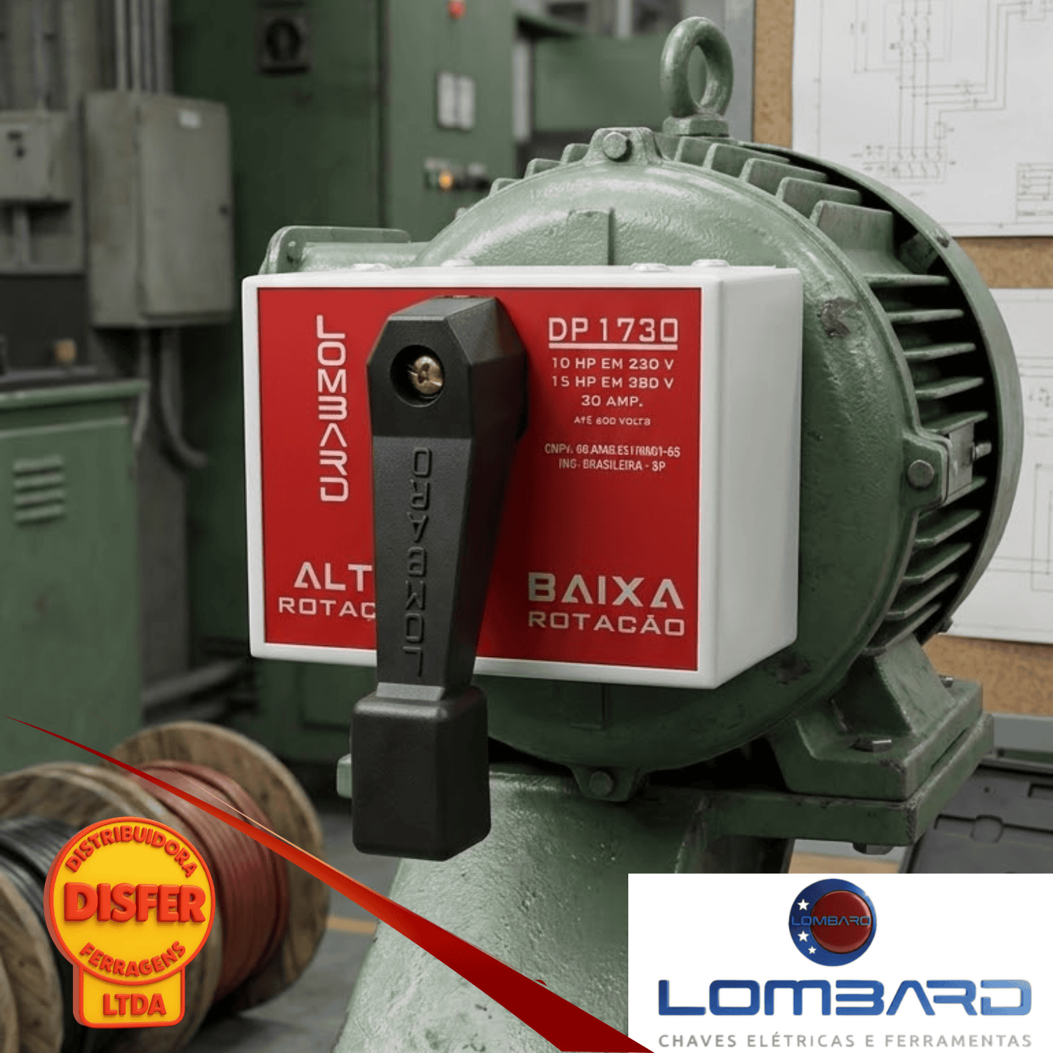 chave lombard dupla polaridade modelo dp 1730--