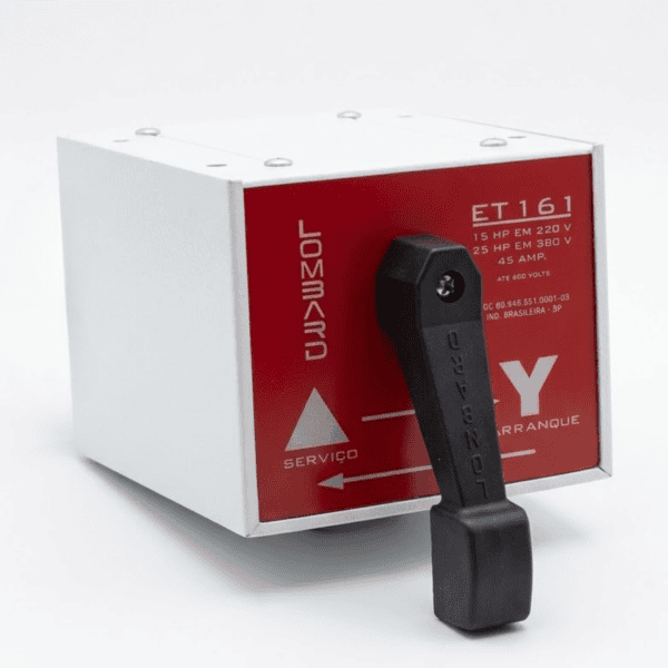 Chave Elétrica Lombard Trifásica Estrela Triângulo Modelo 161 220/380V 15/25HP 45A