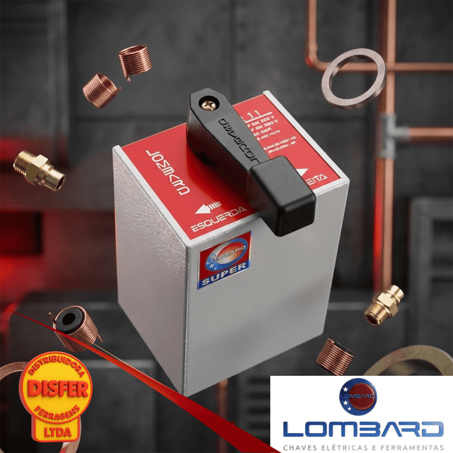 chave lombard trifasica Reversora modelo 11-