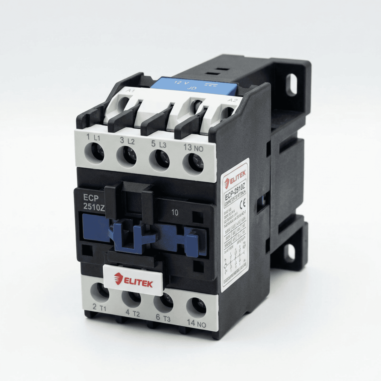 contator de Corrente Continua 12V 25A ecp-2510z elitek