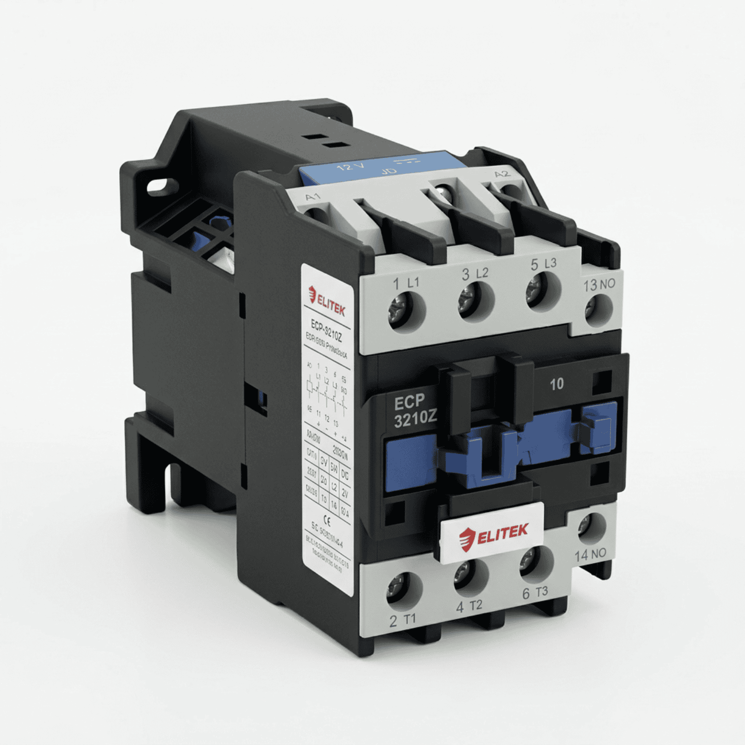 contator de Corrente Continua 12V 32A ecp-3210z elitek