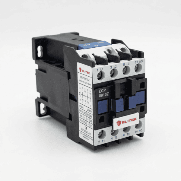 Contator de Corrente Contínua 12V 9A 3P+1NA ECP-0910Z - Elitek