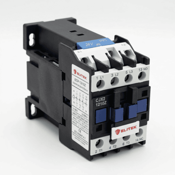 Contator de Corrente Contínua 24V 12A 3P+1NA ECP-1210Z - Elitek