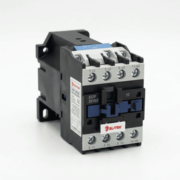 Contator de Corrente Contínua 24V 25A 3P+1NA ECP-2510Z - Elitek